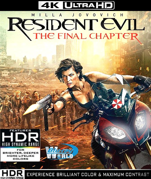UHD125.Resident Evil FINAL CHAPTER 2017 2160p 4K UltraHD (55G)